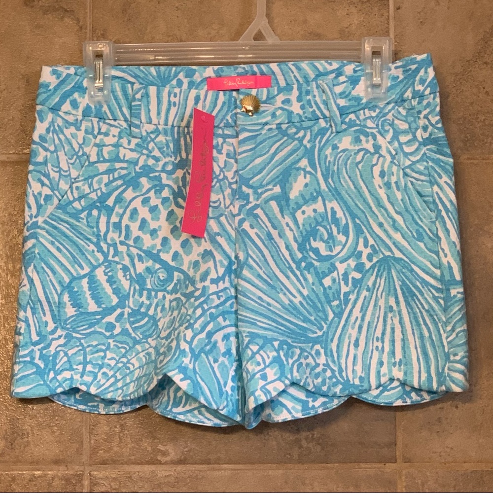Lilly Pulitzer Palmita Stretch Shorts size 0 NWT